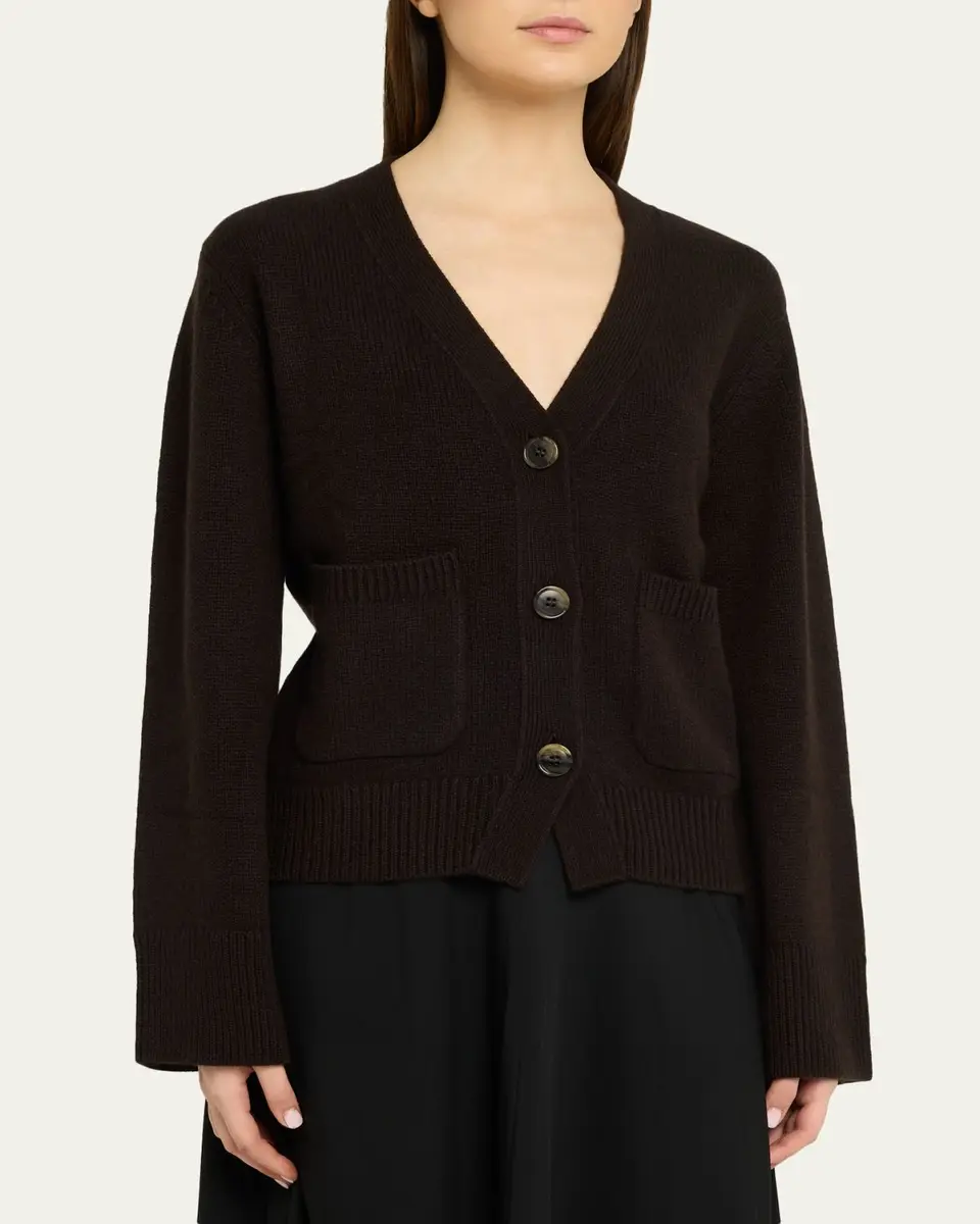 Lisa Yang Danni Cashmere V-Neck Cardigan | Thumbnail 4