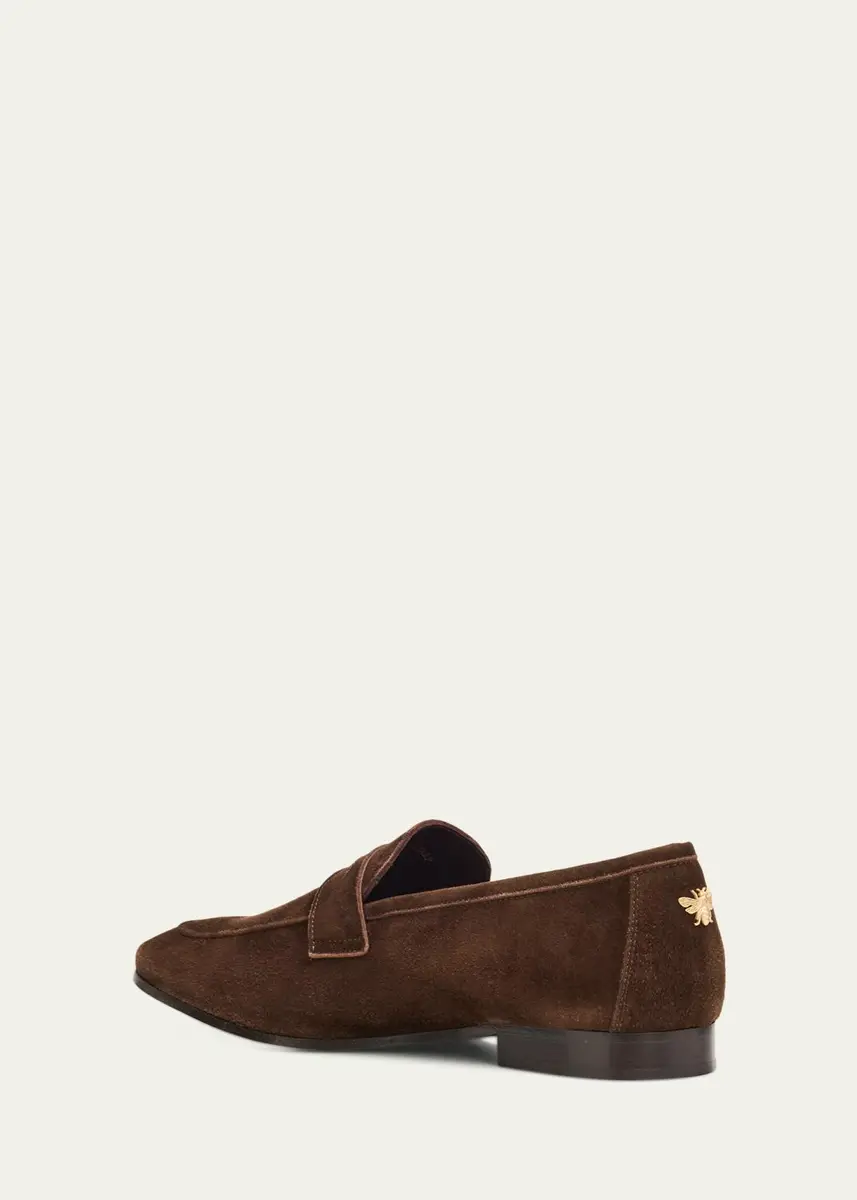 Bougeotte Suede Penny Loafers | Thumbnail 2