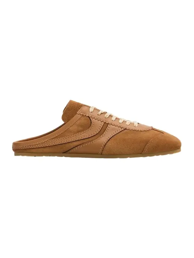 Dries Van Noten Suede Sneaker Mules