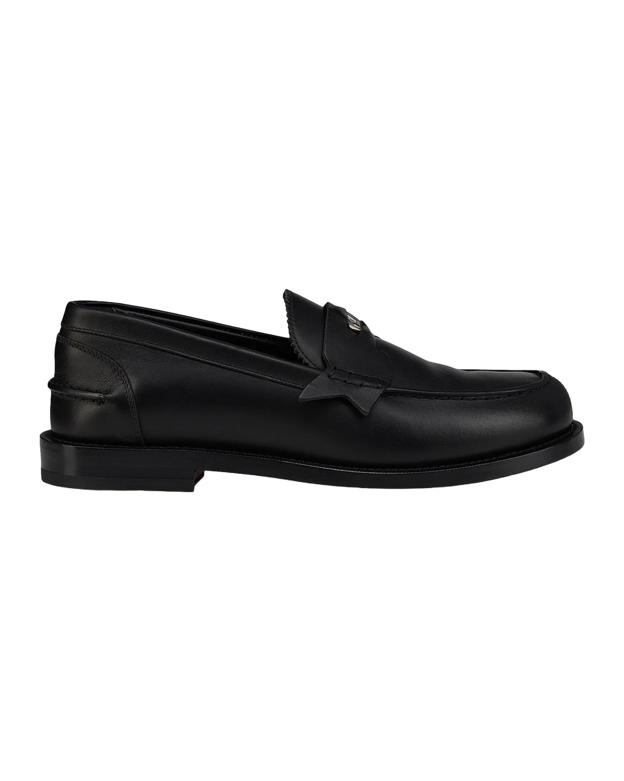 x Jaden Smith Men's Plato Leather Red-Sole Penny Loafers