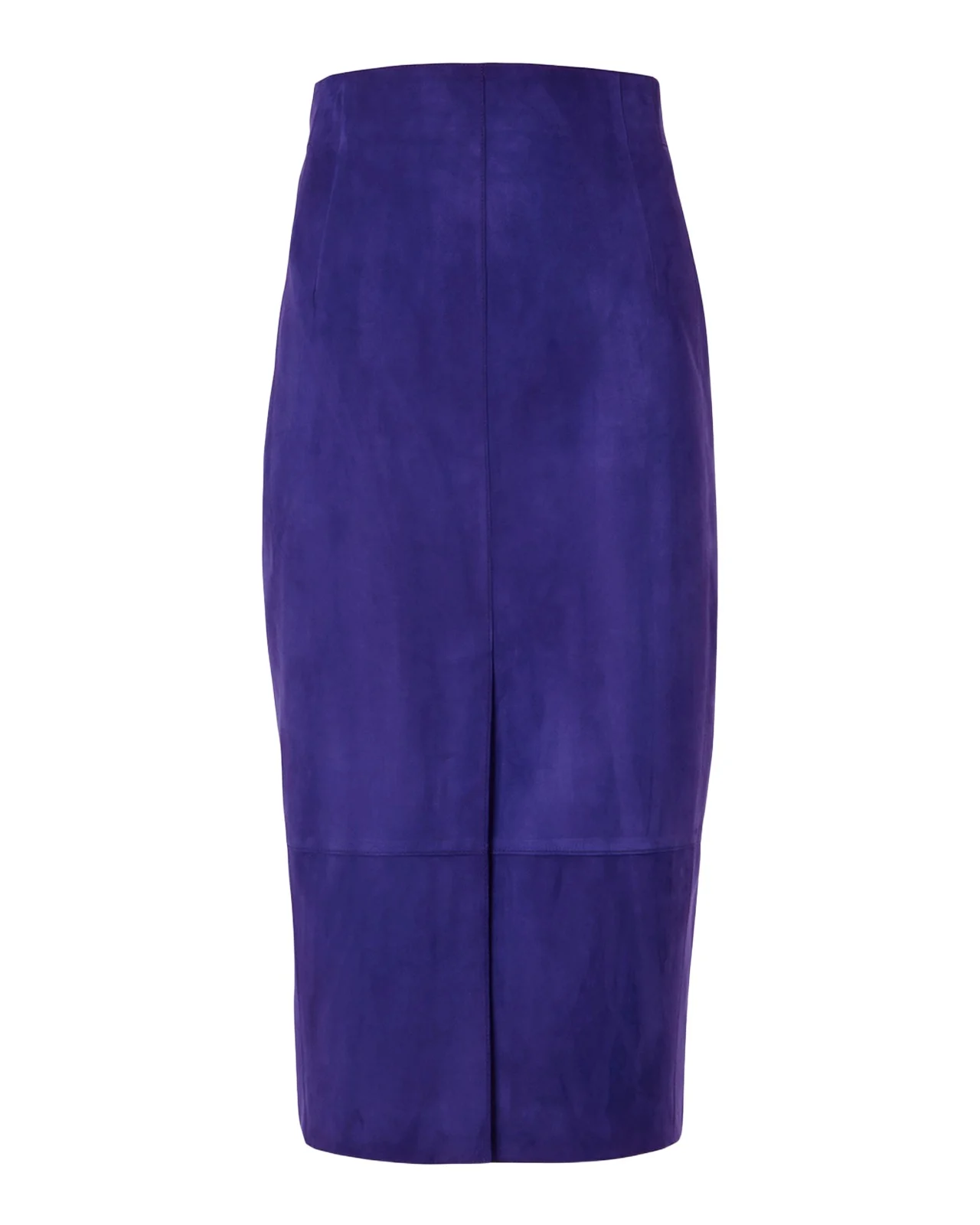Suede Front Slit Pencil Skirt Suede Front Slit Pencil Skirt