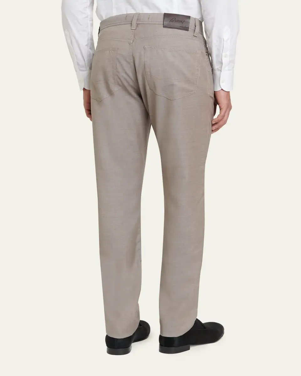 Brioni Men's Wool Slim-Fit Jeans | Thumbnail 3 Brioni Men's Wool Slim-Fit Jeans | Thumbnail 3