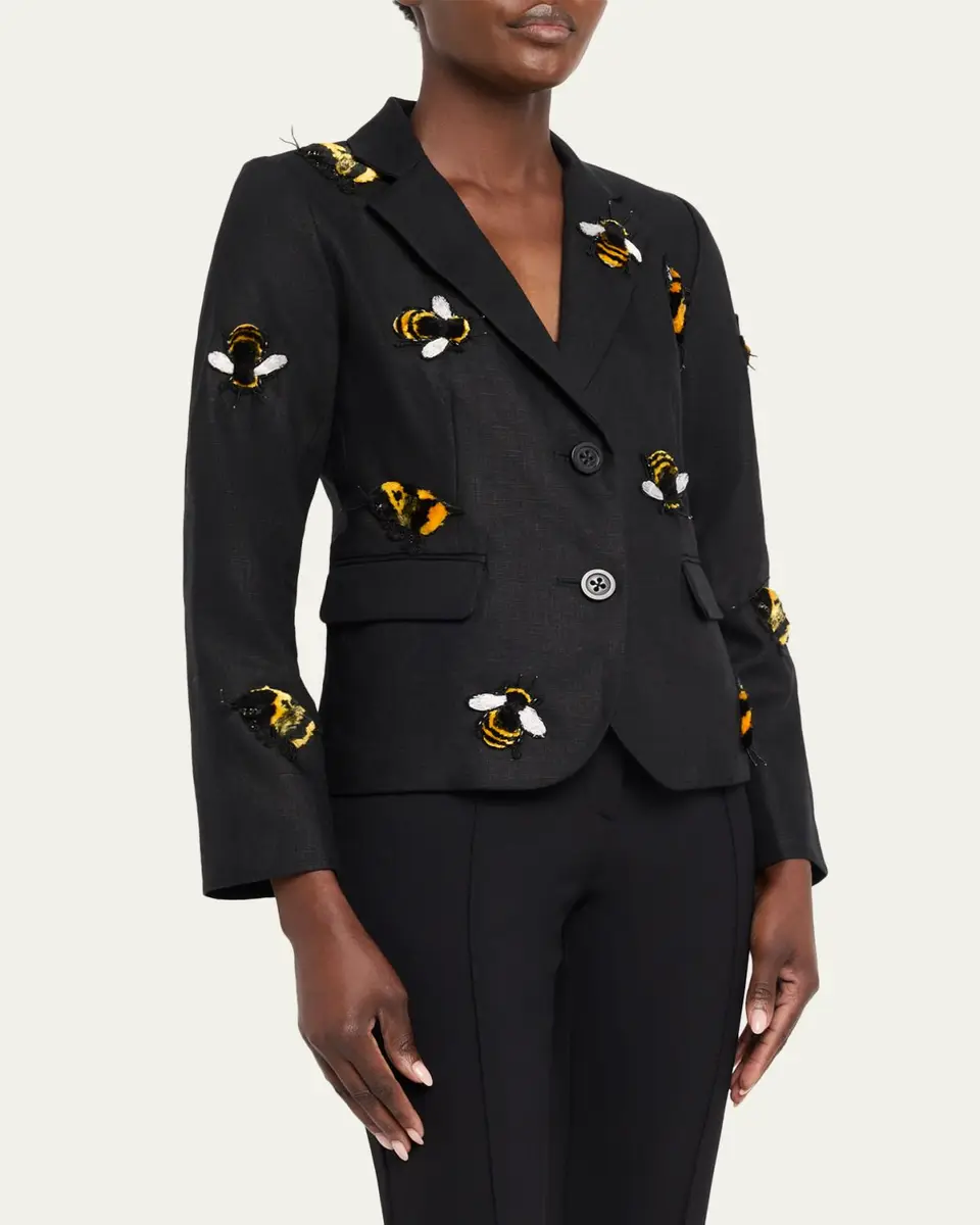 Libertine Buzz Off Linen Classic Jacket | Thumbnail 4