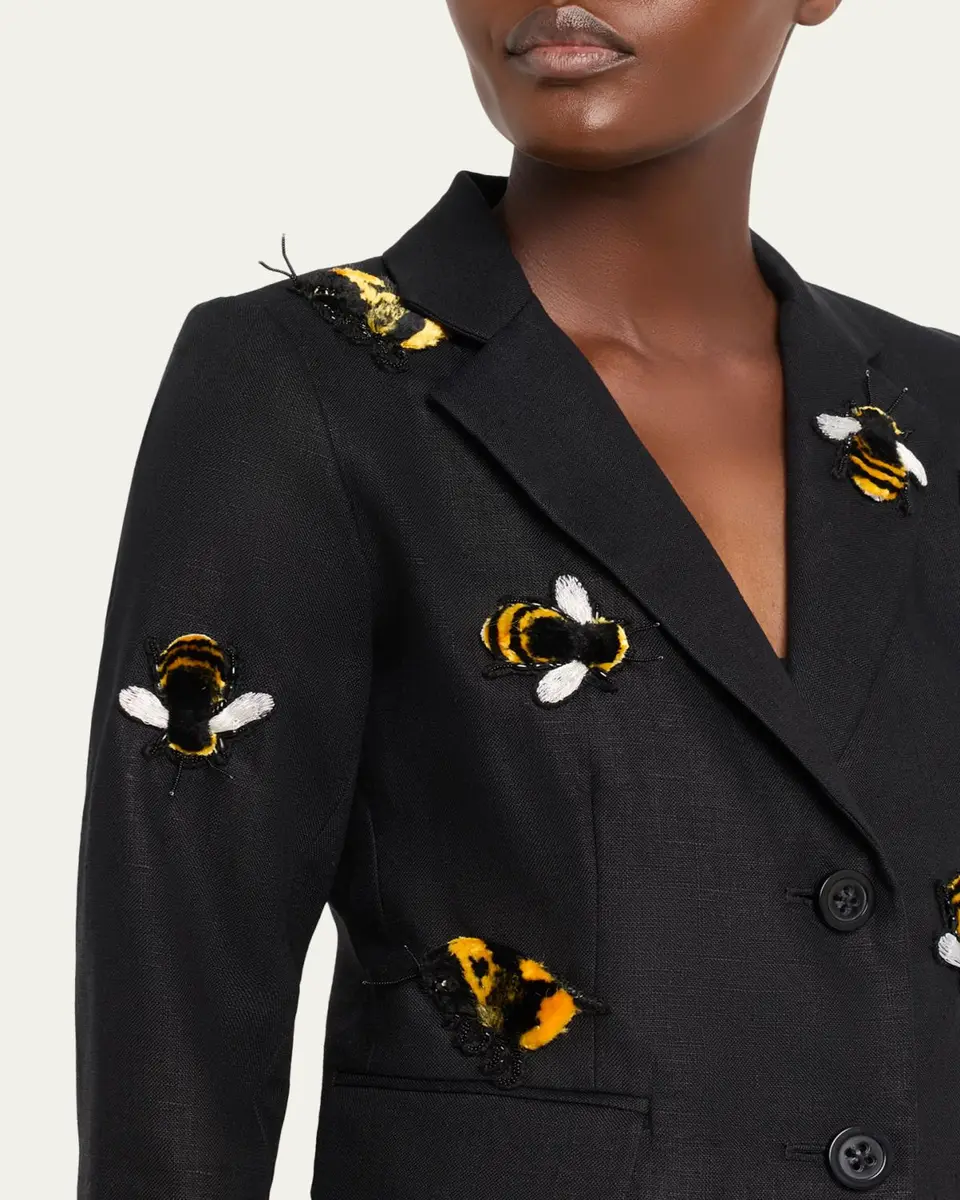 Libertine Buzz Off Linen Classic Jacket | Thumbnail 5