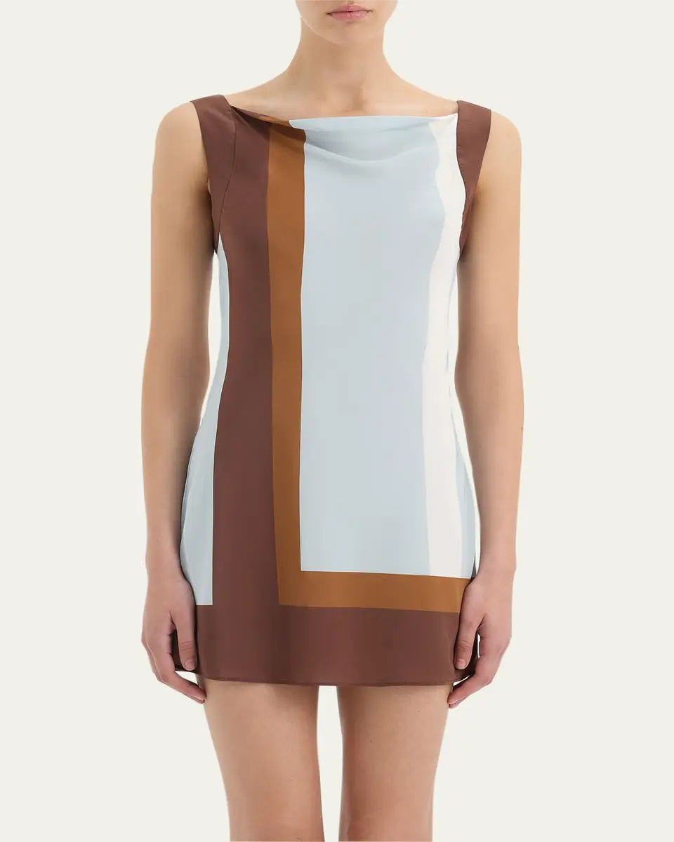 SIR. Marais Silk Mini Dress | Thumbnail 4 SIR. Marais Silk Mini Dress | Thumbnail 4