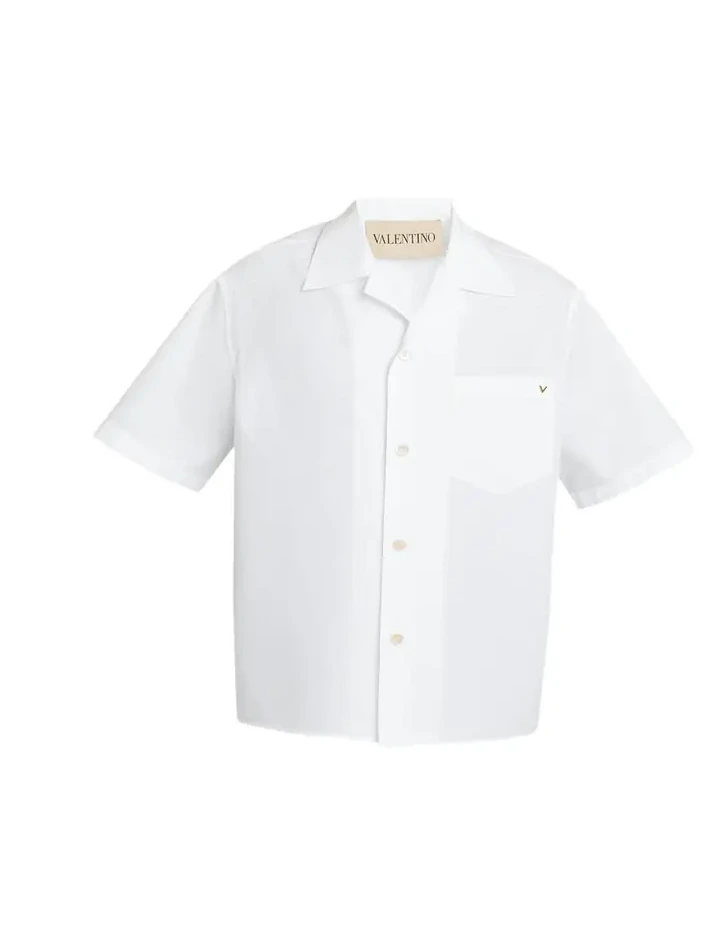 Men's Cotton Poplin Camp Shirt