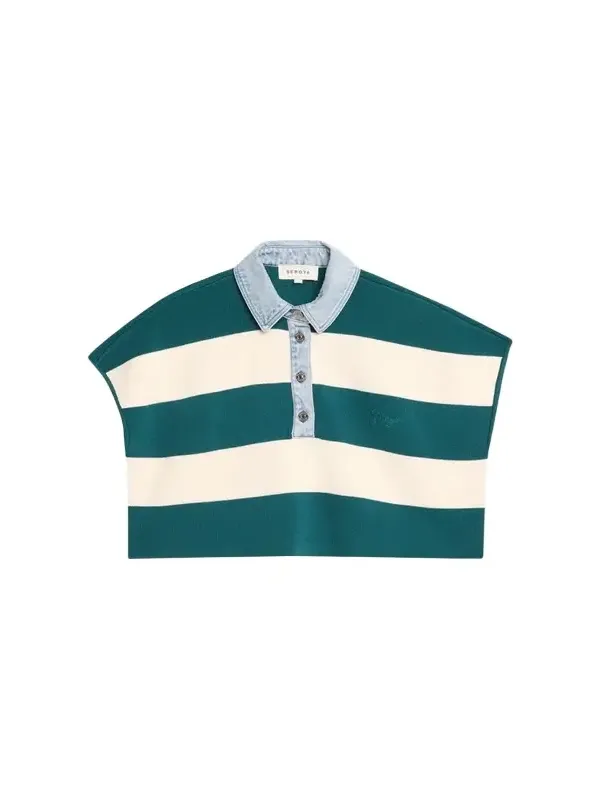 SEROYA Corsa Striped Cotton Top
