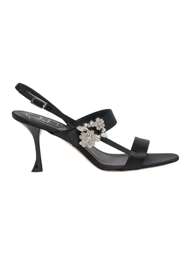 85mm Mini Bouquet Satin Slingback Sandals