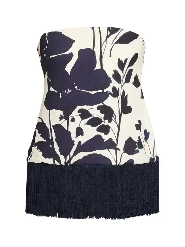 Cara Cara Benita Strapless Fringe Top
