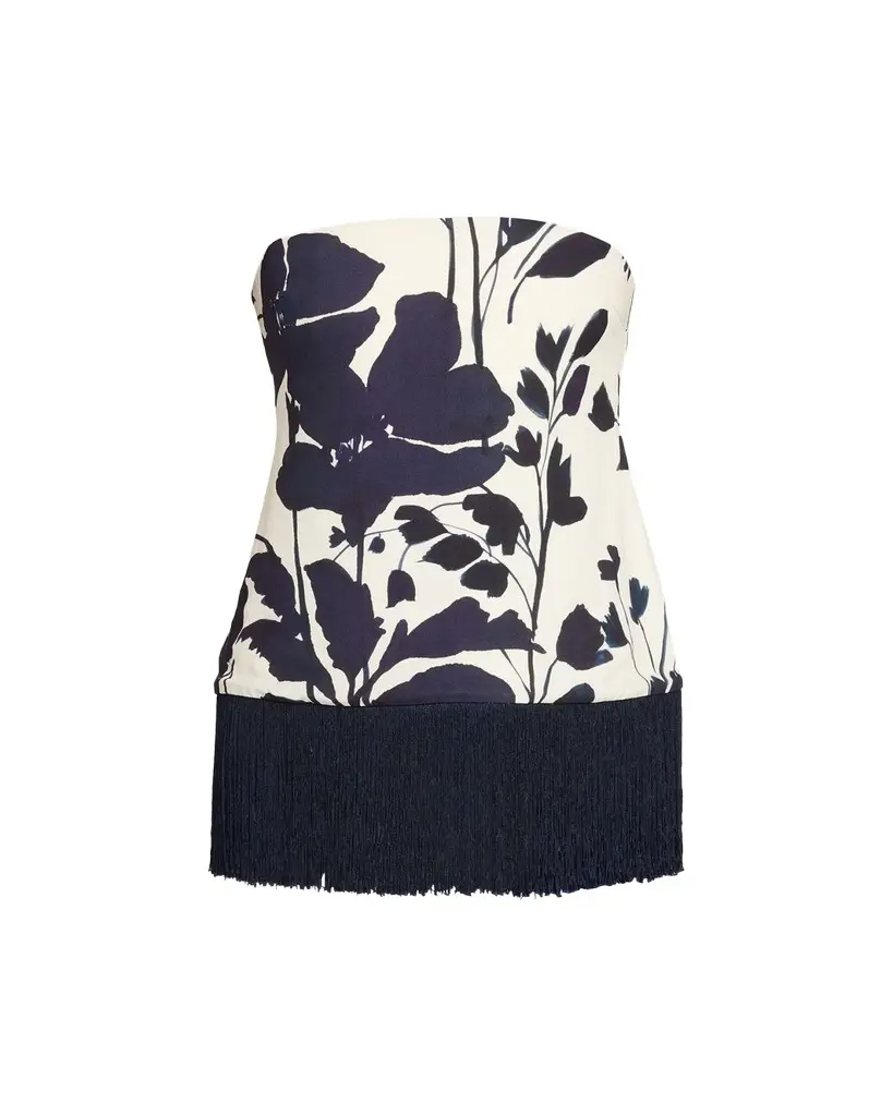Cara Cara Benita Strapless Fringe Top | Image 1 Cara Cara Benita Strapless Fringe Top | Image 1