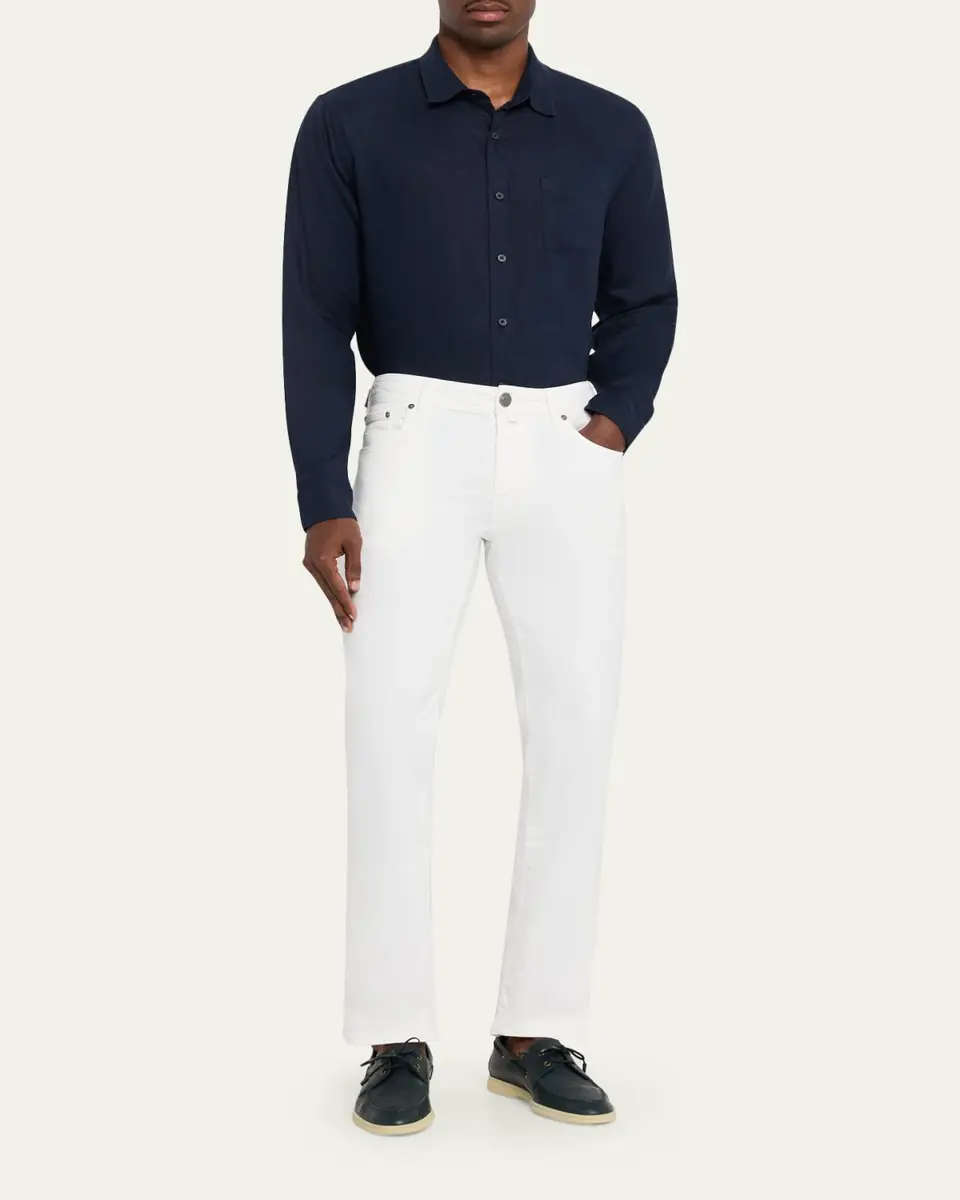Vince Men's Linen Sport Shirt | Thumbnail 6