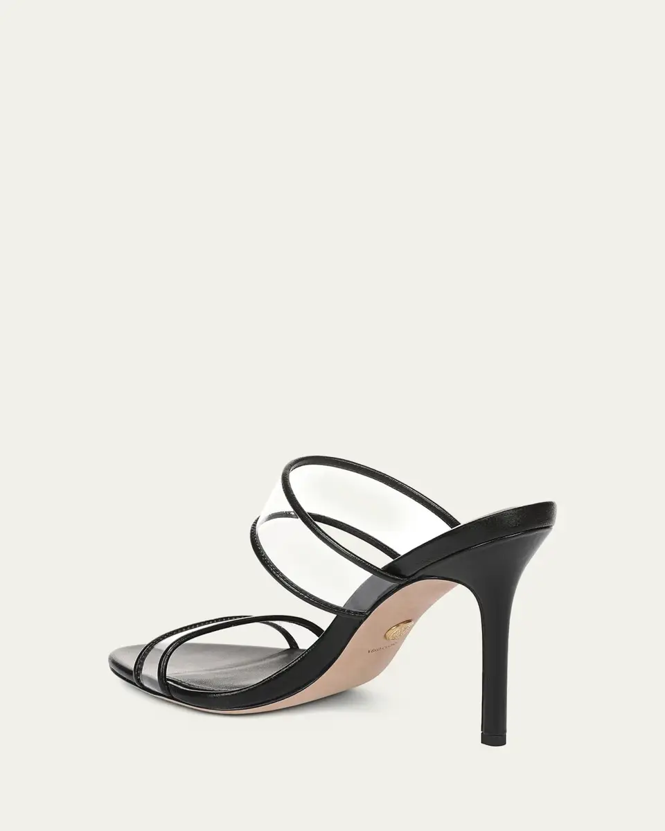 Veronica Beard 95mm Asha Leather Piping Jelly Sandals | Thumbnail 2 Veronica Beard 95mm Asha Leather Piping Jelly Sandals | Thumbnail 2