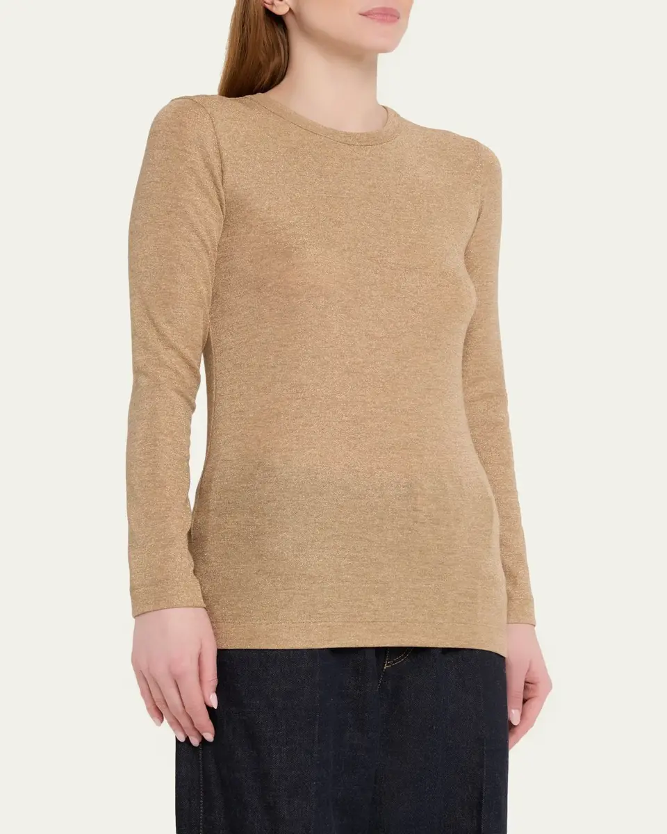 Brunello Cucinelli Sparkling Crewneck Sweater | Thumbnail 4 Brunello Cucinelli Sparkling Crewneck Sweater | Thumbnail 4