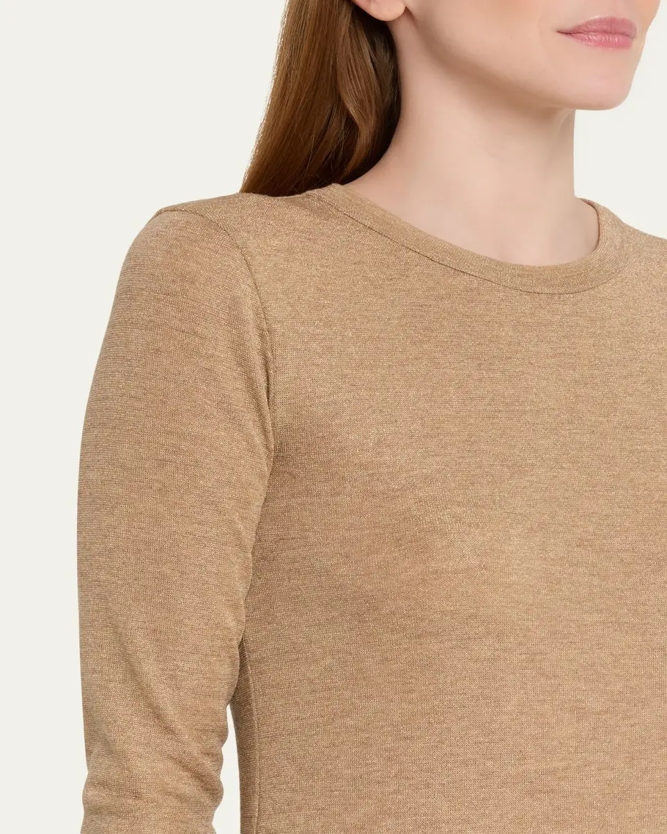 Brunello Cucinelli Sparkling Crewneck Sweater | Thumbnail 5 Brunello Cucinelli Sparkling Crewneck Sweater | Thumbnail 5