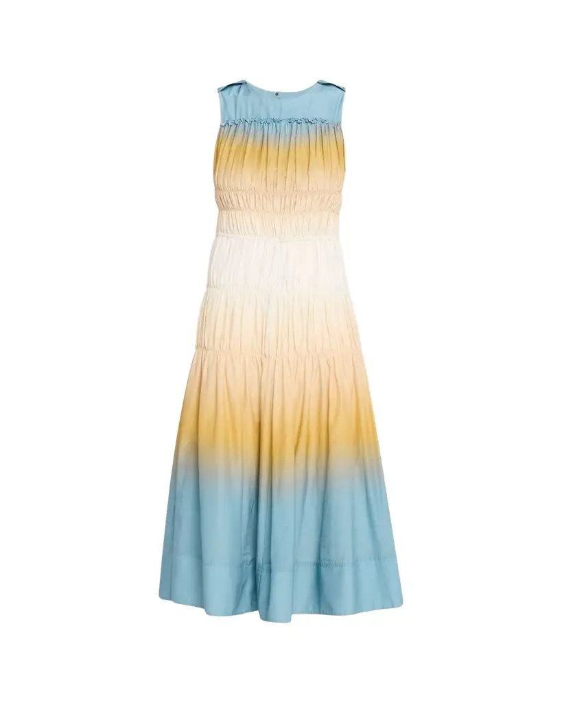 3.1 Phillip Lim Smocked Ombré Voile Midi Dress | Image 1 3.1 Phillip Lim Smocked Ombré Voile Midi Dress | Image 1