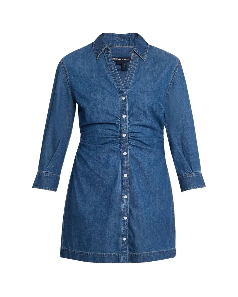 Veronica Beard Maura Denim Mini Dress | Image 1 Veronica Beard Maura Denim Mini Dress | Image 1
