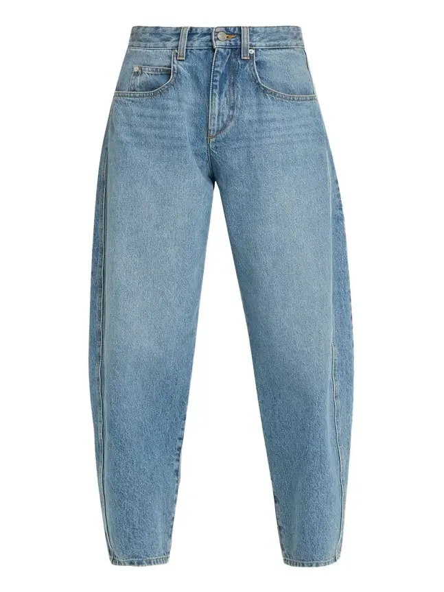 Oriane Barrel-Leg Ankle Jeans Oriane Barrel-Leg Ankle Jeans