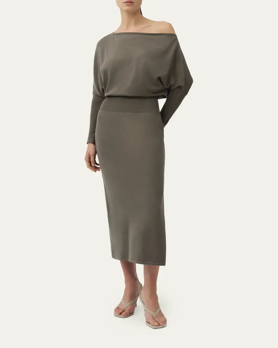 Simkhai Janese Off-Shoulder Midi Dress | Thumbnail 2