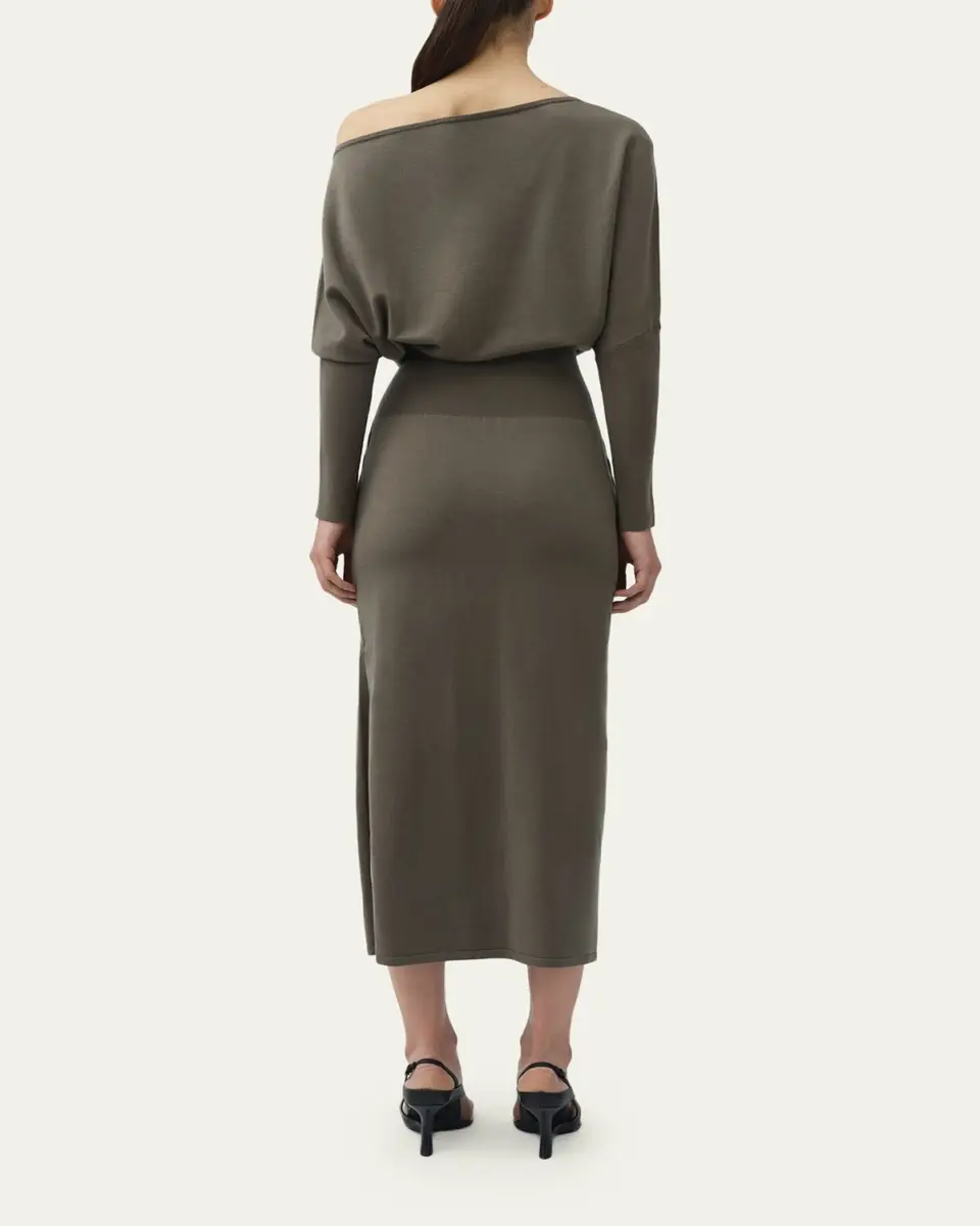 Simkhai Janese Off-Shoulder Midi Dress | Thumbnail 3