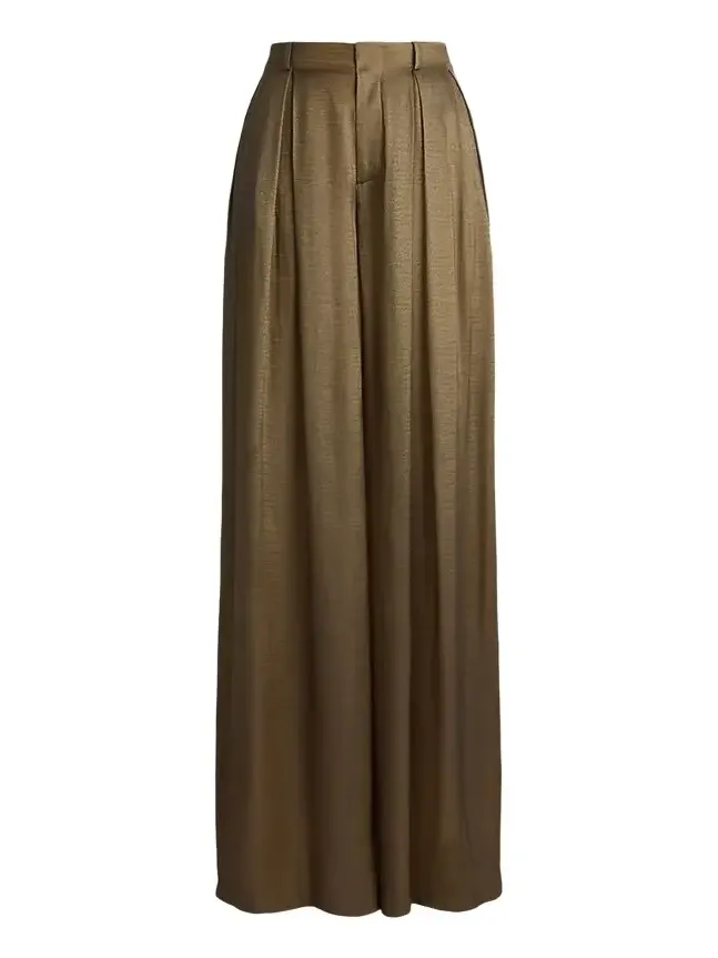 Greer Lamé Pleated Pants Greer Lamé Pleated Pants