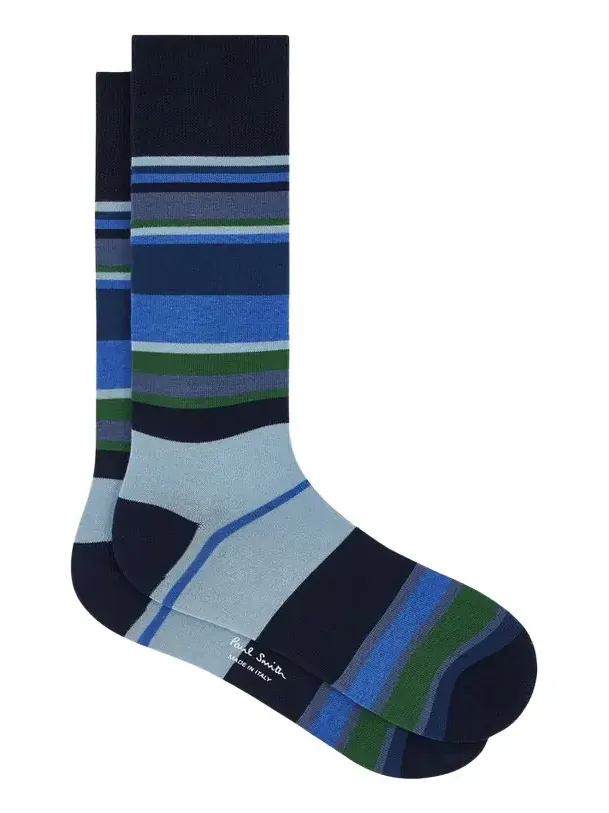 Men's Ozzy Multi-Stripe Crew Socks Men's Ozzy Multi-Stripe Crew Socks