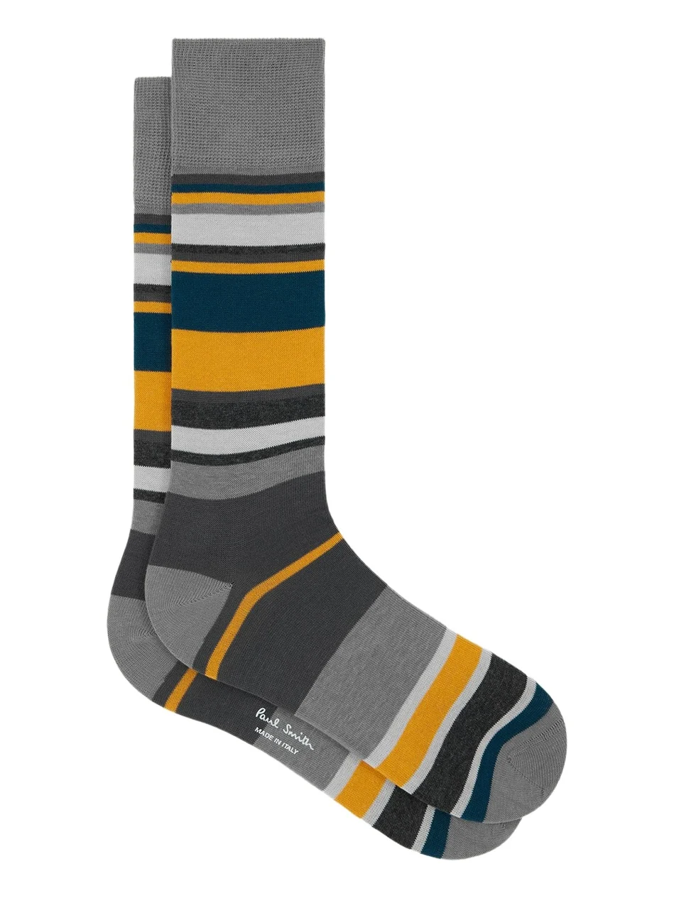 Men's Ozzy Multi-Stripe Crew Socks