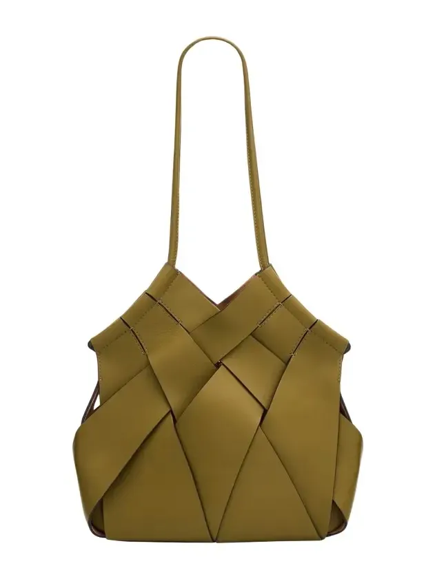 Charlotte Woven Leather Shoulder Bag Charlotte Woven Leather Shoulder Bag