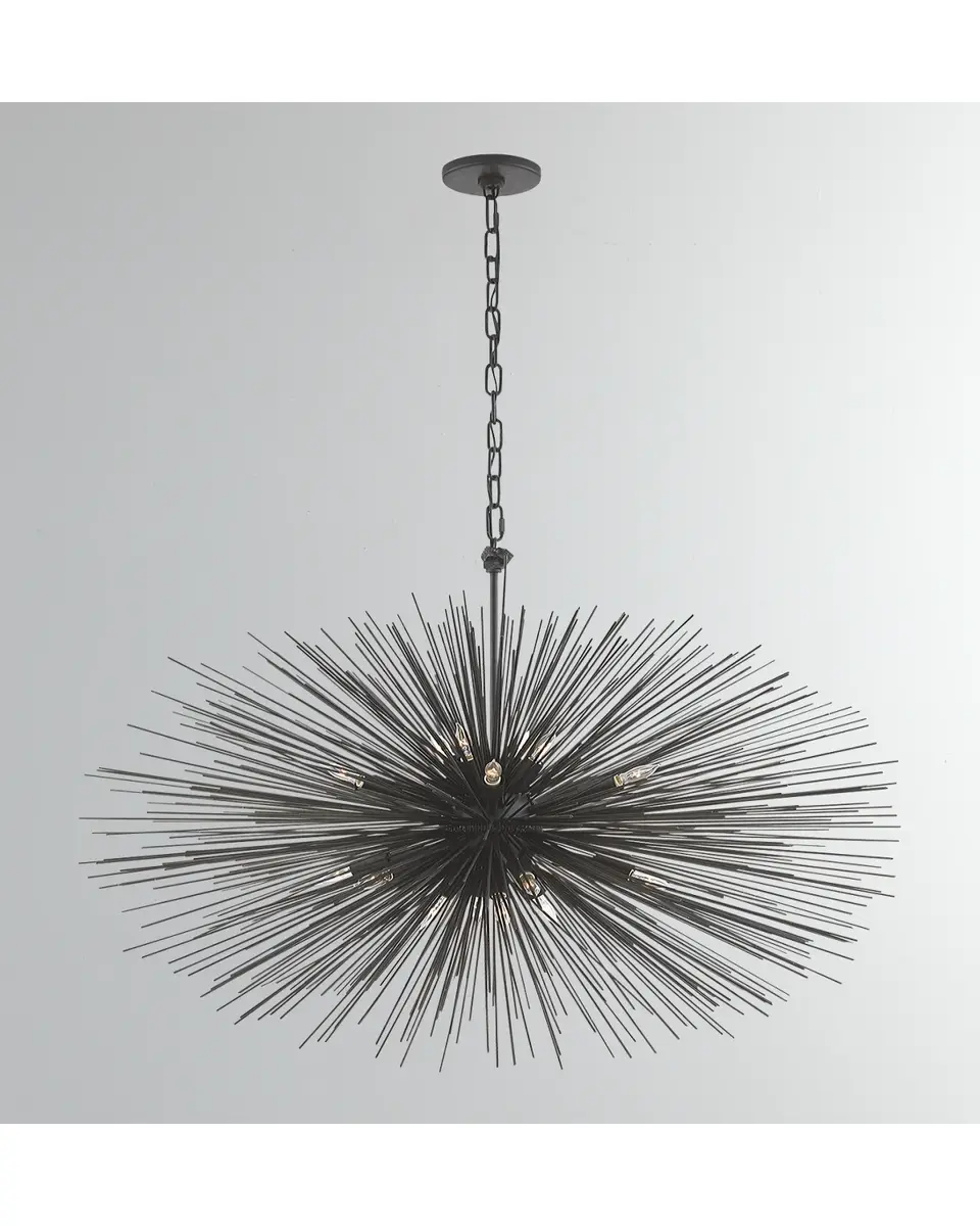 Visual Comfort Signature Strada Medium Oval Chandelier By Kelly Wearstler | Thumbnail 2 Visual Comfort Signature Strada Medium Oval Chandelier By Kelly Wearstler | Thumbnail 2