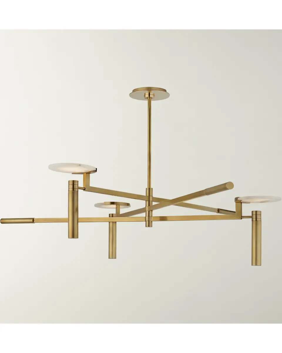 Visual Comfort Signature Melange Large Floating Disc Chandelier By Kelly Wearstler | Thumbnail 2 Visual Comfort Signature Melange Large Floating Disc Chandelier By Kelly Wearstler | Thumbnail 2