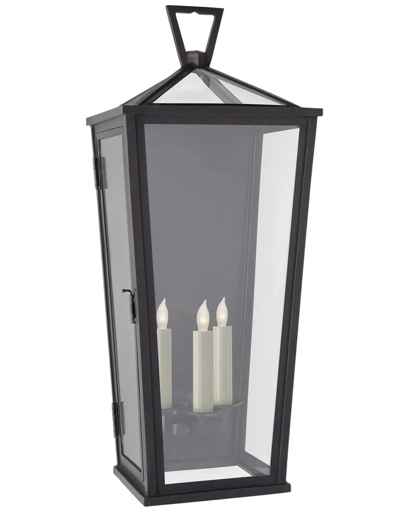 Visual Comfort Signature Darlana Large Tall 3/4 Wall Lantern By Chapman & Myers