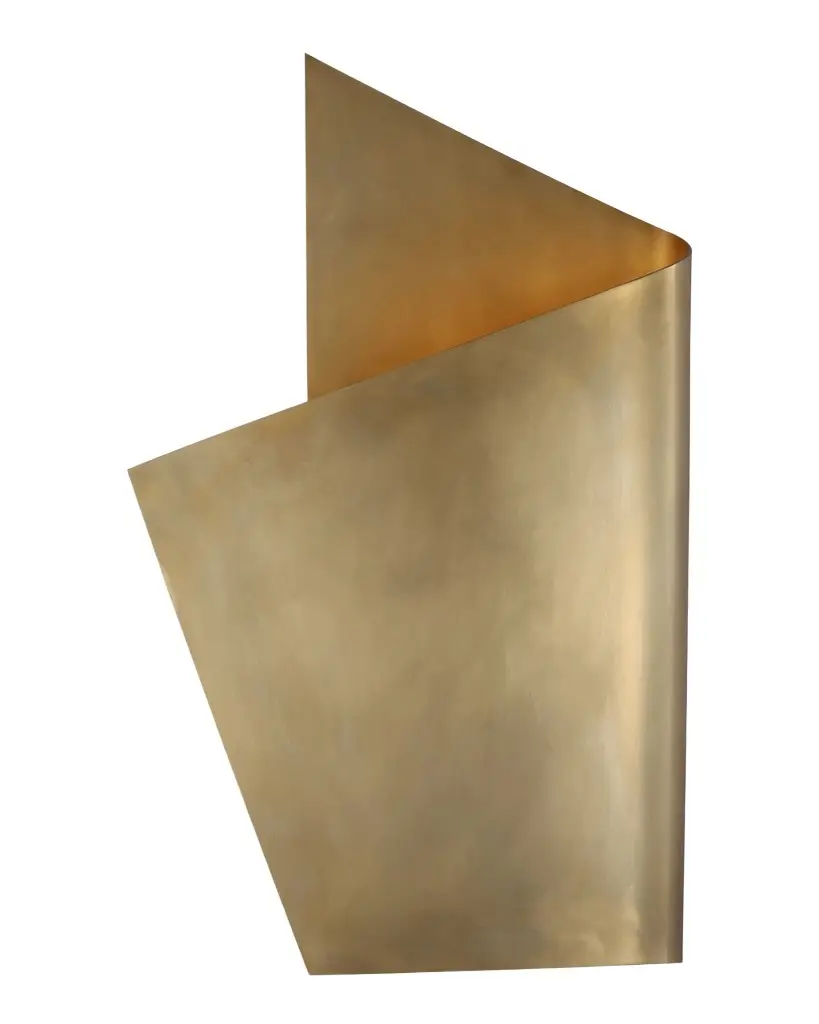Visual Comfort Signature Piel Left Wrapped Sconce By Kelly Wearstler