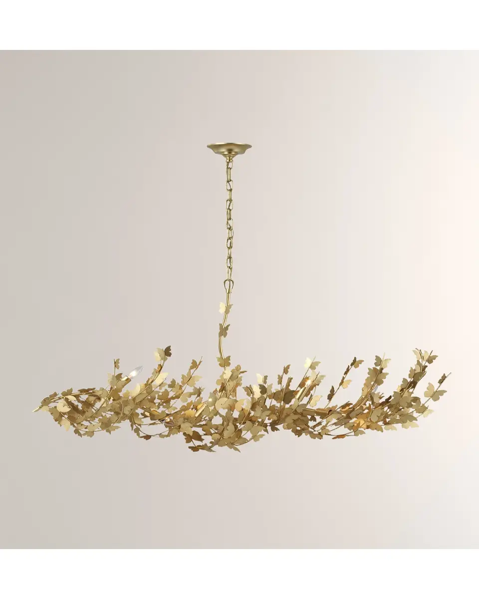 Visual Comfort Signature Farfalle Large Linear Chandelier By Julie Neill | Thumbnail 2 Visual Comfort Signature Farfalle Large Linear Chandelier By Julie Neill | Thumbnail 2