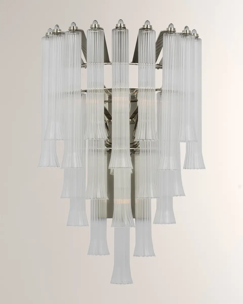 Visual Comfort Signature Lorelei Large Waterfall Sconce by Julie Neill | Thumbnail 3 Visual Comfort Signature Lorelei Large Waterfall Sconce by Julie Neill | Thumbnail 3