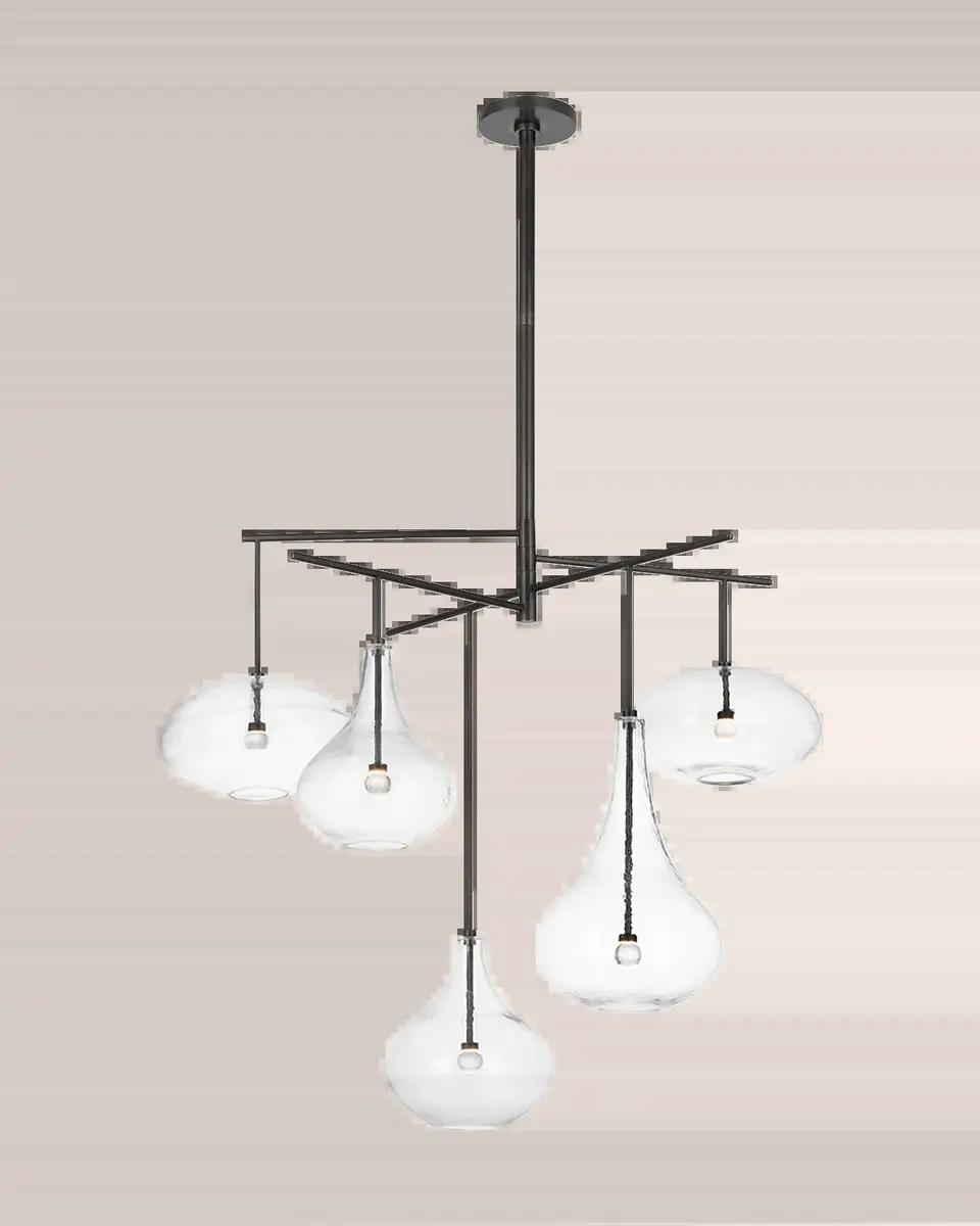 Visual Comfort Signature Lomme 5-Light XL Chandelier by Champilamaud - 77" | Thumbnail 2 Visual Comfort Signature Lomme 5-Light XL Chandelier by Champilamaud - 77" | Thumbnail 2