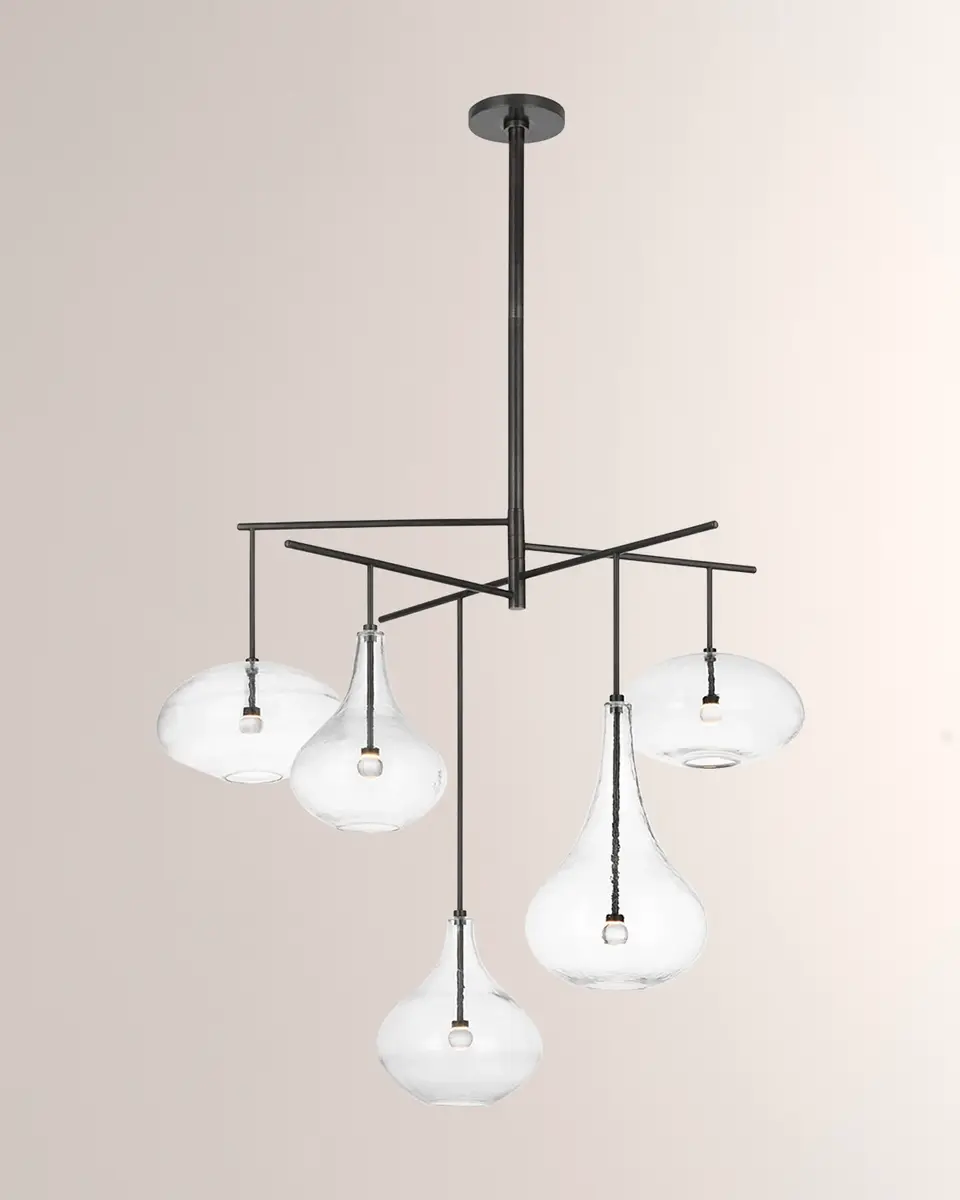 Visual Comfort Signature Lomme 5-Light XL Chandelier by Champilamaud - 77" | Thumbnail 3 Visual Comfort Signature Lomme 5-Light XL Chandelier by Champilamaud - 77" | Thumbnail 3