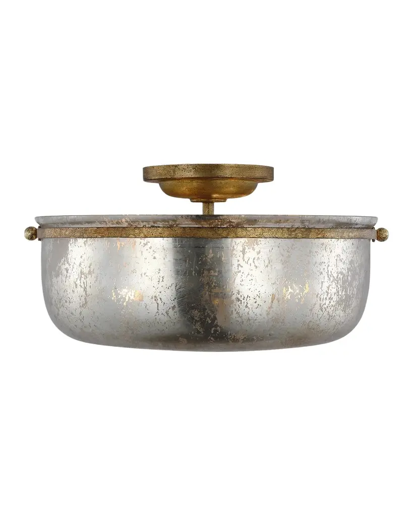 Visual Comfort Signature Lorford Medium Semi-Flush Mount by Chapman & Myers