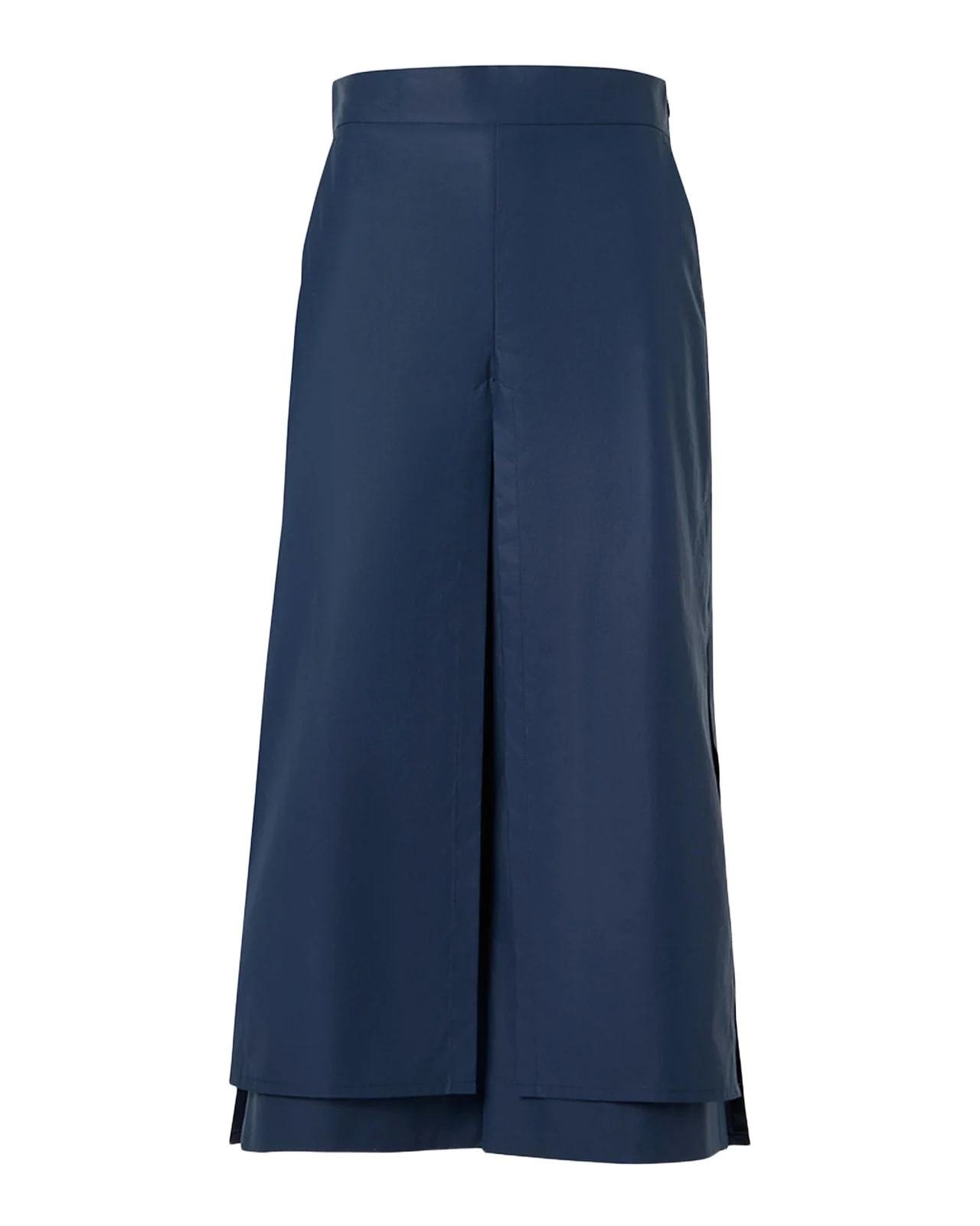Akris Chiyoko Cotton Poplin Double-Layer Pants
