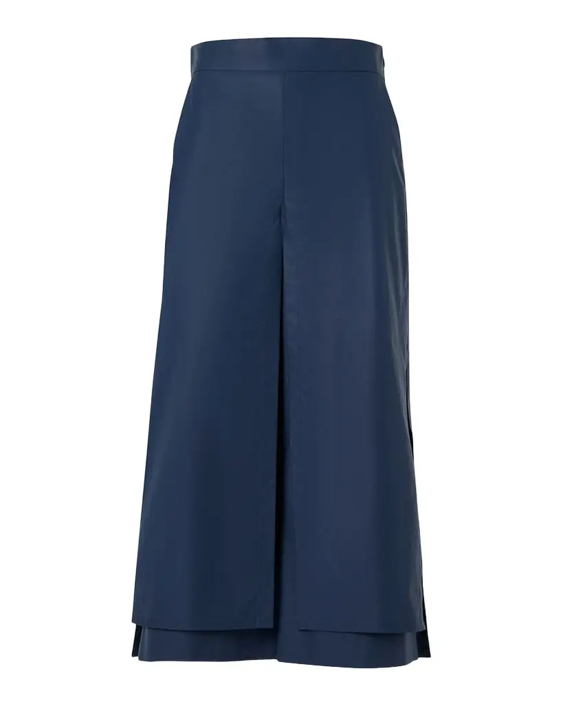 Akris Chiyoko Cotton Poplin Double-Layer Pants | Image 1 Akris Chiyoko Cotton Poplin Double-Layer Pants | Image 1