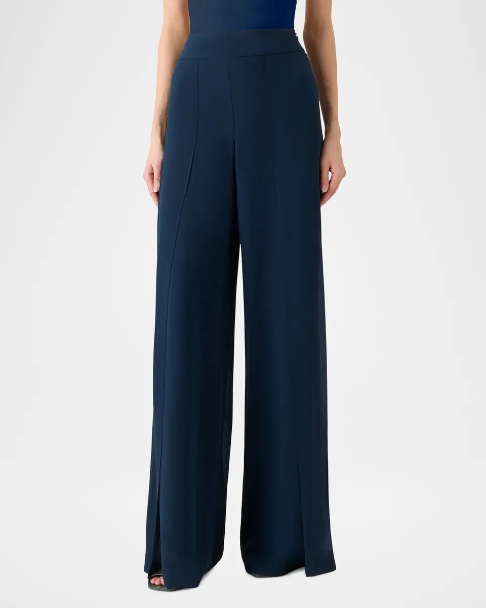Akris Fellia Silk Georgette Flared Pants | Thumbnail 2