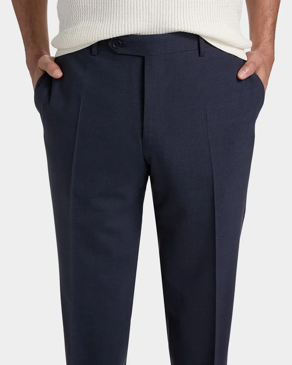 Canali Men's Wool Stretch Straight-Leg Trousers | Thumbnail 5 Canali Men's Wool Stretch Straight-Leg Trousers | Thumbnail 5