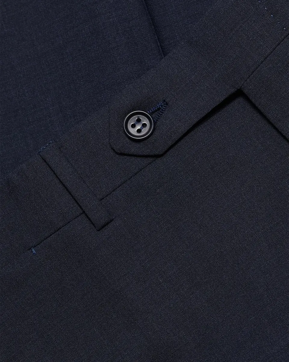 Canali Men's Wool Stretch Straight-Leg Trousers | Thumbnail 6 Canali Men's Wool Stretch Straight-Leg Trousers | Thumbnail 6