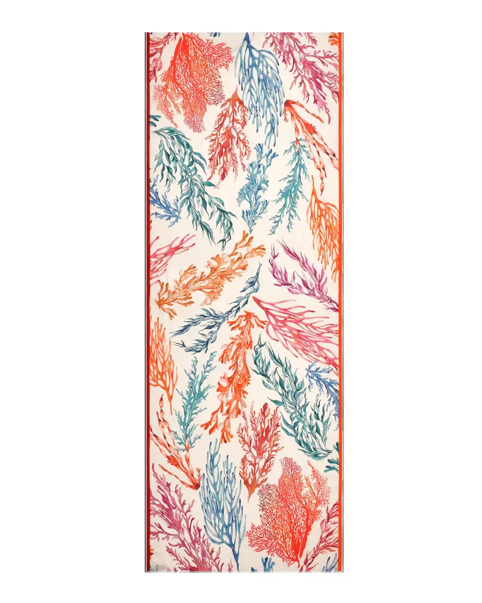 JANAVI INDIA Coral Canopy Wool Scarf | Thumbnail 2