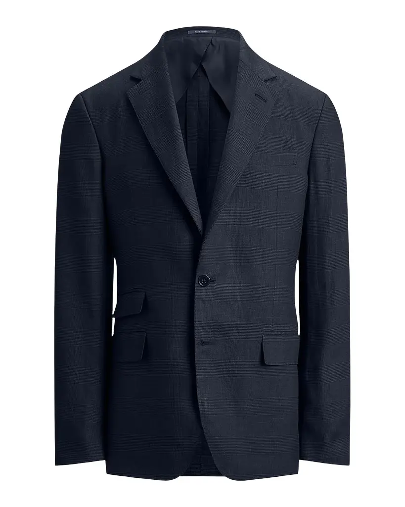 Ralph Lauren Purple Label Men's Kent Hand-Tailored Plaid Suit Jacket