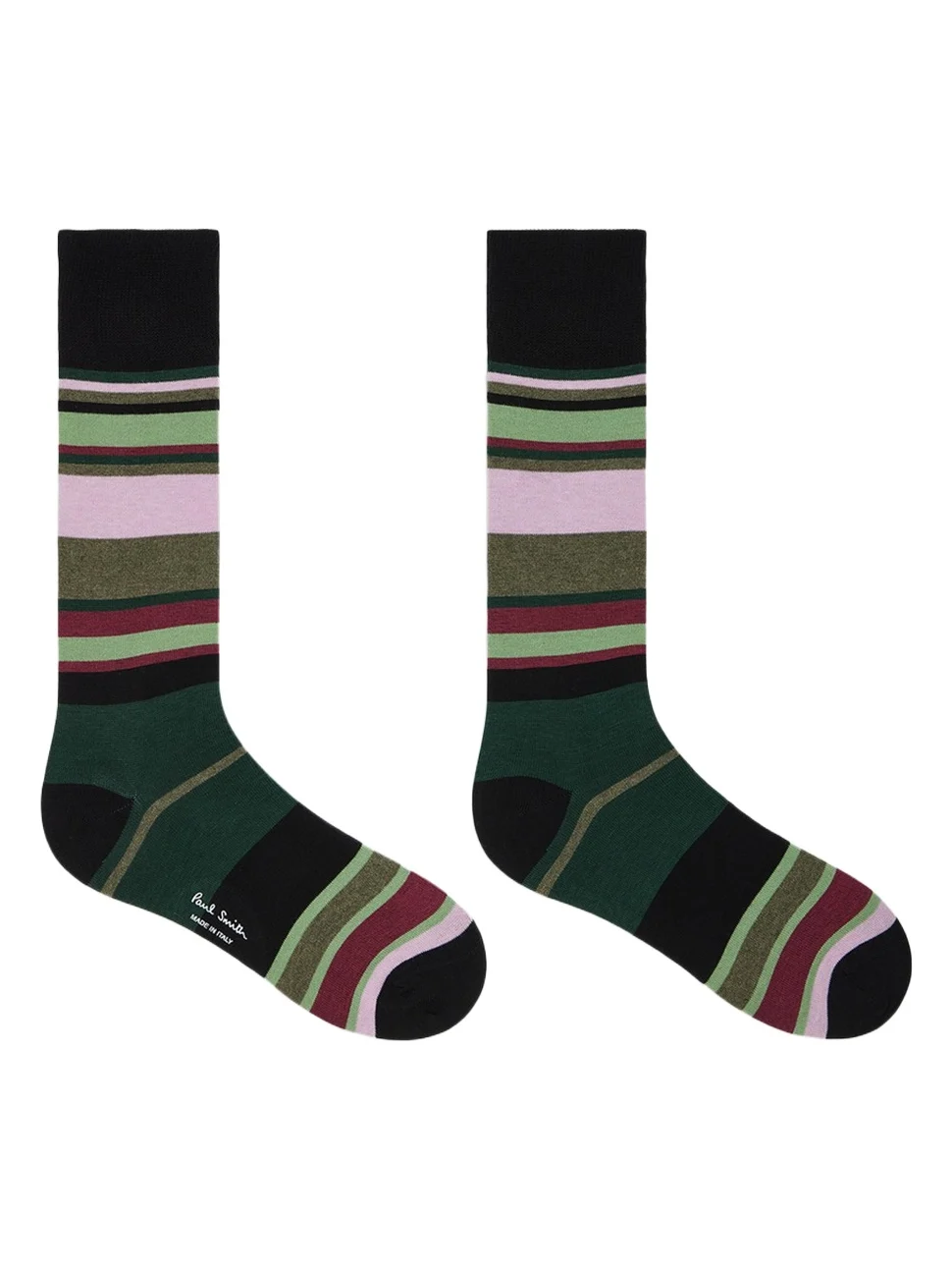 Paul Smith Men's Ozzy Multi-Stripe Crew Socks