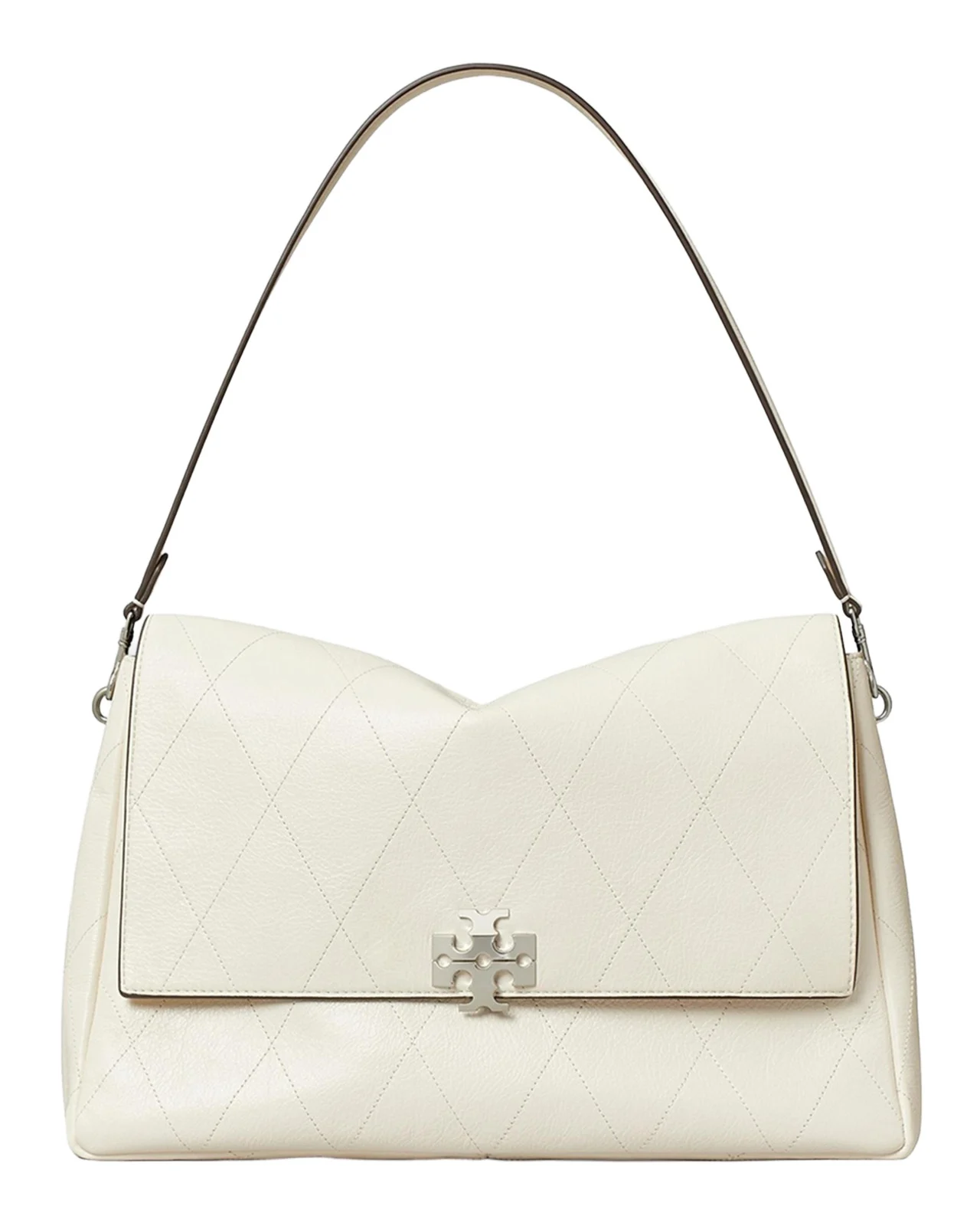 Charlie Quilted Leather Large Shoulder Bag
