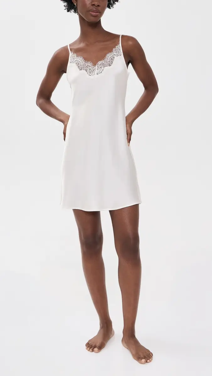Petite Plume Silk Lace Slip Dress | Thumbnail 5 Petite Plume Silk Lace Slip Dress | Thumbnail 5