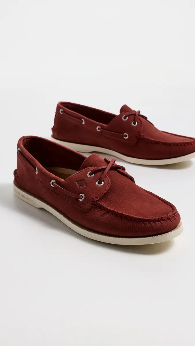 Sperry Authentic Original 2 Eye Nubuck Boat Shoes | Thumbnail 4 Sperry Authentic Original 2 Eye Nubuck Boat Shoes | Thumbnail 4