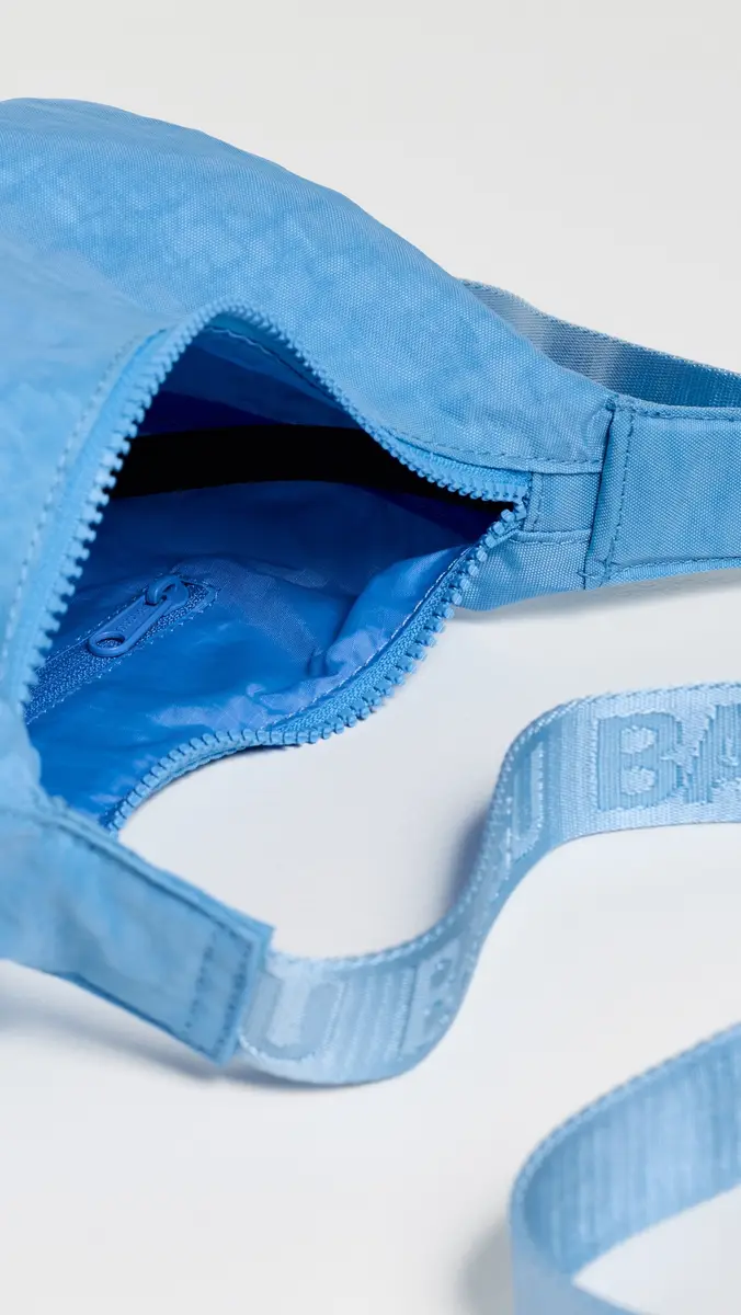 BAGGU Small Nylon Crescent Shoulder Bag | Thumbnail 6 BAGGU Small Nylon Crescent Shoulder Bag | Thumbnail 6
