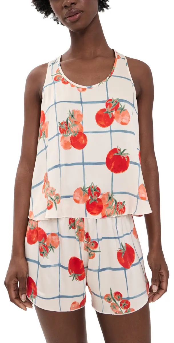 Lunya Washable Silk Tulip Back Set ummer Harvest | Image 1 Lunya Washable Silk Tulip Back Set ummer Harvest | Image 1