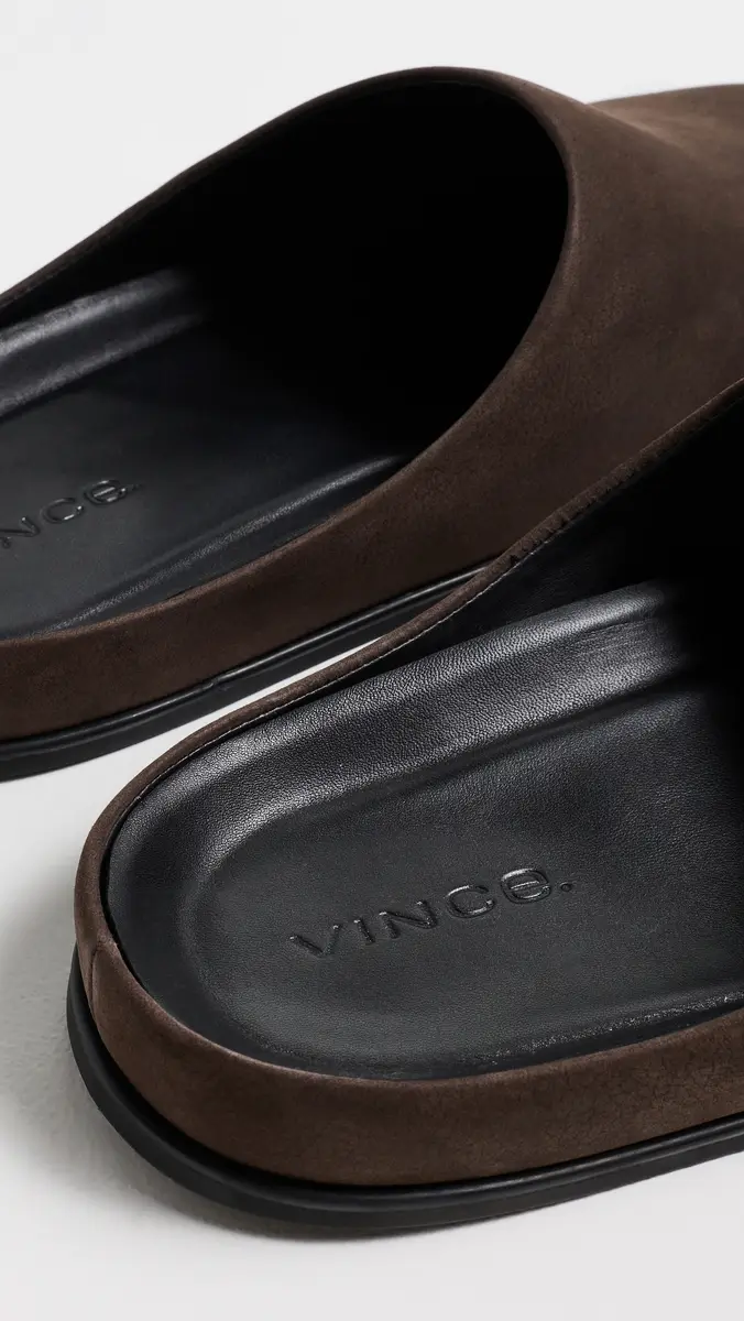 Vince Leo Suede Clogs | Thumbnail 3 Vince Leo Suede Clogs | Thumbnail 3